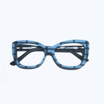 Armação para oculos grau acetato italiano pintado a mão