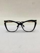 Armação preta com designer de borboleta Hastes no metal Disponível em outras cores