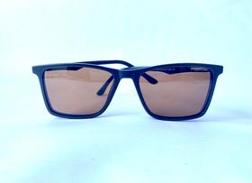 Armação preto masculino p/ grau solar clip on