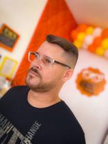 Armação quadrada transparente