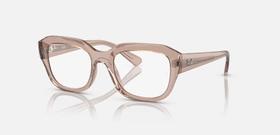 Armação Ray-Ban 0RX7225 Marrom transparente feminino