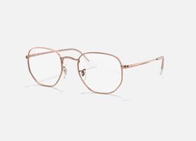 Armação RayBan hexagonal rose RB6448 3094 51
