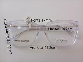 Armação receituário Elegance+ lentes graduadas com antireflexo