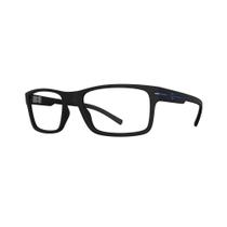 Armação receituário masculino hb 93131 matte black and blue