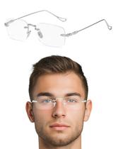 Armação Sem Aro De Oculos Para Grau Balgriff Minimalista