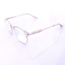 Armação Transparente para Oculos de GRAU Feminino Moderno Estiloso Cor de Rosa