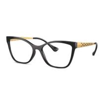 Armação Vogue VO5507L - Feminino, Preta, Injetada Armação Vogue VO5507L - Feminino, Preta, Injetada