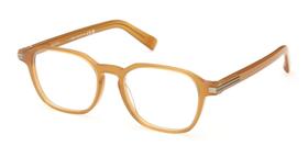 Armação Zegna EZ5332 045 Marrom Claro Brilhante Armação Zegna EZ5332 045 Marrom Claro Brilhante