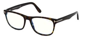 Armações ópticas Tom Ford FT5662-B Blue Brown Tortoise 56mm Armações ópticas Tom Ford FT5662-B Blue Brown Tortoise 56mm