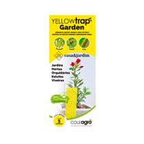 Armadilha Adesiva Amarela Yellow Trap Garden para Captura de Insetos - 5 Unidades