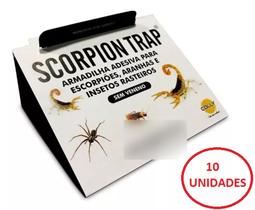 Armadilha Adesiva Escorpião e Pequenos Invasores Scorpion Trap c/ 10 Colly