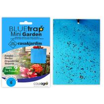 Armadilha Azul Blue Trap Mini Garden 5un Captura Tripes, MoscasBranca e Pragas 12,5x10cm Coleagro