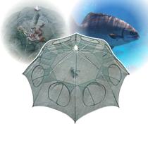 Armadilha Covo Peixe Isca Viva Lambaris Camarões 90x90cm/ peixes com 8 entradas Rede Retrátil Armadilha Covo Peixe Isca Viva Lambaris Camarões 90x90cm/ peixes com 8 entradas Rede Retrátil