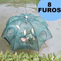 Armadilha Covo Peixe Isca Viva Lambaris Camarões