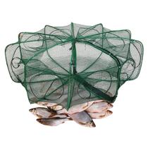 Armadilha Covo Peixe Pesca 10 Furos Isca Camarao Robalo Corvina Lambari Lagosta Piaba Siri Ciriguejo Mar Rio Lado Açude