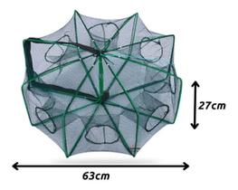 Armadilha Covo Piaba Camarões , Iscas Vivas, Peixe 8 Furos - CMiK