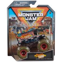 Armadilha de Graxa Monster Jam - Caminhão Monstro Toy 1:64 - Para Crianças Acima de 3 Anos