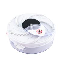 Armadilha Eletrica Pega Moscas USB Silenciosa Giratoria Cor:Branco