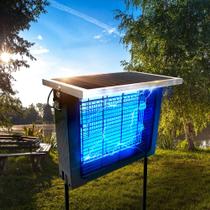 Armadilha Elétrica Solar para Insetos Coospider-Repta Portátil à Prova dÁgua 4 em 1