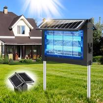 Armadilha Elétrica Solar para Insetos Jepwe 4500V com Painéis Duplos e USB IPX5 Armadilha Elétrica Solar para Insetos Jepwe 4500V com Painéis Duplos e USB IPX5