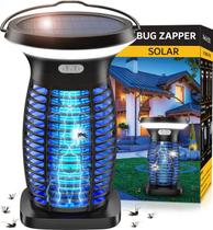 Armadilha Elétrica Solar Portátil e Impermeável para Insetos Zechuan