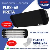 Armadilha Luminosa Arandela FLEX-45 PRETA Armadilha Luminosa Arandela FLEX-45 PRETA