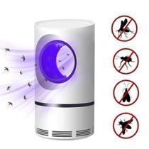 Armadilha para Insetos com LED UV - USB Recarregável - Branco