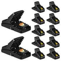 Armadilha para Ratos Feeke Kit com 12 Unidades para Uso Interno Segura e Higiênica Armadilha para Ratos Feeke Kit com 12 Unidades para Uso Interno Segura e Higiênica