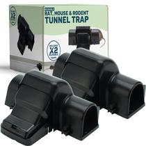 Armadilha para Ratos W4W de Dupla Entrada com Mecanismo de Fechamento em Túnel, Kit com 2, Reutilizável Armadilha para Ratos W4W de Dupla Entrada com Mecanismo de Fechamento em Túnel, Kit com 2, Reutilizável