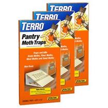 Armadilha para Traças de Despensa Terro 2900, 2 Armadilhas (Pacote com 3, Total de 6 Armadilhas)