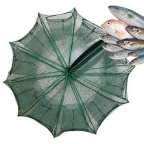 Armadilha Peixe Covo 10 Furos Rede Pesca Isca Camarao Robalo Lagosta Siri Ciriguejo Corvina Mar Açude Rio Lago