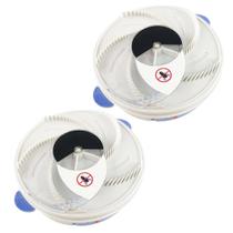 Armadilha Prende Moscas Kit 2 Uni Captura Insetos Varejeira Mosquito Pernilongos USB Gaiola Portatil Reutilzavel