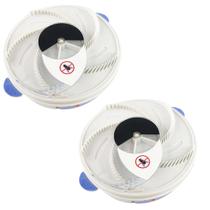 Armadilha Prende Moscas Kit 2 Uni Captura Insetos Varejeira Mosquito Pernilongos USB Gaiola Reutilzavel Portatil