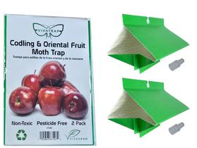 Armadilha VivaGrow VT-106 para Mariposa da Maçã e Mariposa Oriental da Fruta, kit com 2 unidades Armadilha VivaGrow VT-106 para Mariposa da Maçã e Mariposa Oriental da Fruta, kit com 2 unidades