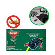 Armadilhas com 6 Iscas Baratas 2,6g Cada SC Johnson Baygon