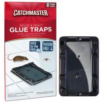 Armadilhas de Cola Catchmaster Pacote com 8 Unidades, Resistentes e Sem Pesticidas Armadilhas de Cola Catchmaster Pacote com 8 Unidades, Resistentes e Sem Pesticidas
