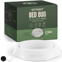 Armadilhas Interceptoras para Percevejos ECOPEST Blocker Pro, pacote com 8, branco Armadilhas Interceptoras para Percevejos ECOPEST Blocker Pro, pacote com 8, branco