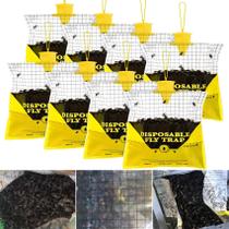 Armadilhas para Moscas Glovv para Pendurar ao Ar Livre, 8 Unidades, Sacos Descartáveis Armadilhas para Moscas Glovv para Pendurar ao Ar Livre, 8 Unidades, Sacos Descartáveis