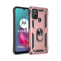 Armadura À Prova De Choque Caso Do Telefone Anel Titular Capa Traseira Para Motorola Moto G10 G20