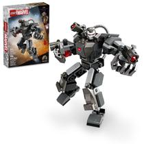 Armadura mecânica LEGO Marvel War Machine de brinquedo com 3 atiradores