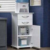 Armário 1 Porta 2 Gavetas Balcão Para Galão De Água Bebedouro Branco Armário 1 Porta 2 Gavetas Balcão Para Galão De Água Bebedouro Branco