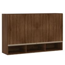 Armário 120cm para Cozinha 2 Porta Fechada c/ nicho Jade Luciane Móveis