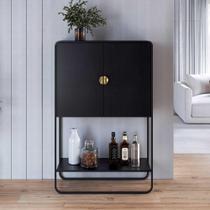 Armário 2 portas 90cm x 140cm com Prateleira e Pés em Metal Armário 2 portas 90cm x 140cm com Prateleira e Pés em Metal