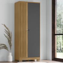 Armário 2P Multiuso Guarda Roupa Com Chave Armário 2P Multiuso Guarda Roupa Com Chave