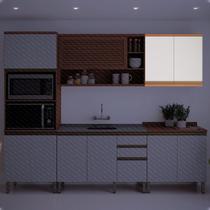 Armário 80cm 2 Portas Macadâmia