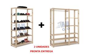 Armario Aberto Organizador De Livros Multiuso Madeira Pinus Pescritorio 124235 - Estilo e Funcionalidade para Seu Espaço AJLstore