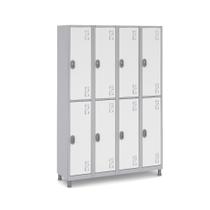 Armário Aço 8 Portas Grandes Amplo Espaço para Academia