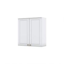 Armário Aéreo 02 Portas 80 Cm Americana Henn Branco Hp