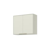 Armário Aéreo 02 Portas 80cm Fineze C658 Areia HP - Henn