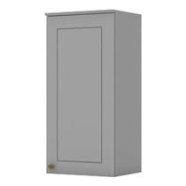 Armário Aéreo 1 Porta 40 cm Americana Cinza Henn